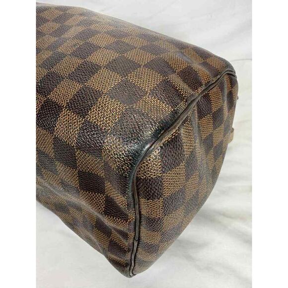 Louis Vuitton Brown Damier Ebene Speedy 35 SPB-TS 348226 - Picture 9 of 16